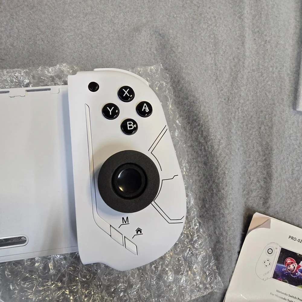 Reddening PRO-025A Wireless‎ Controller for Nintendo Switch OLED White Handheld